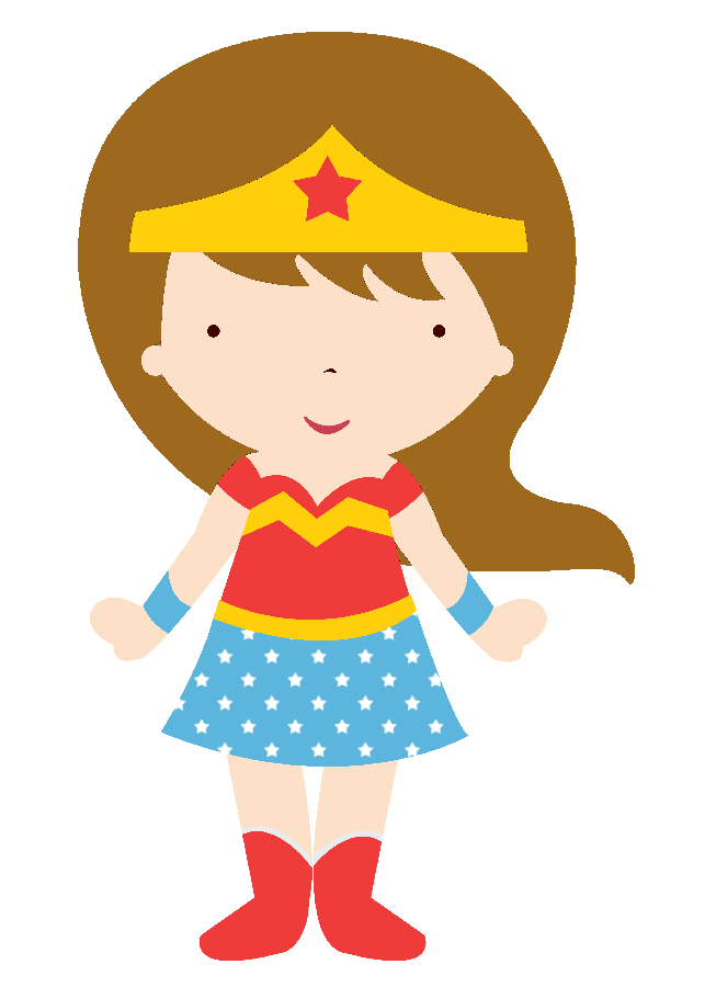 Wonder Woman Baby in Different Styles Clipart. - Oh My Fiesta! for Geeks