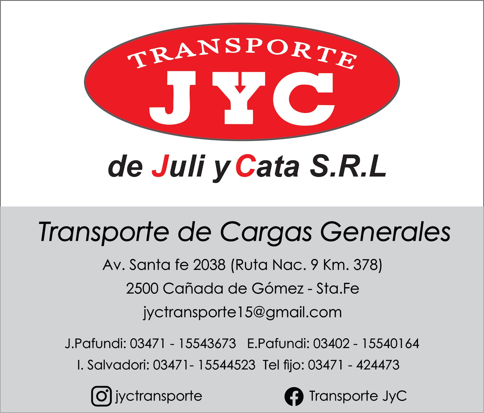 TRANSPORTE JYC