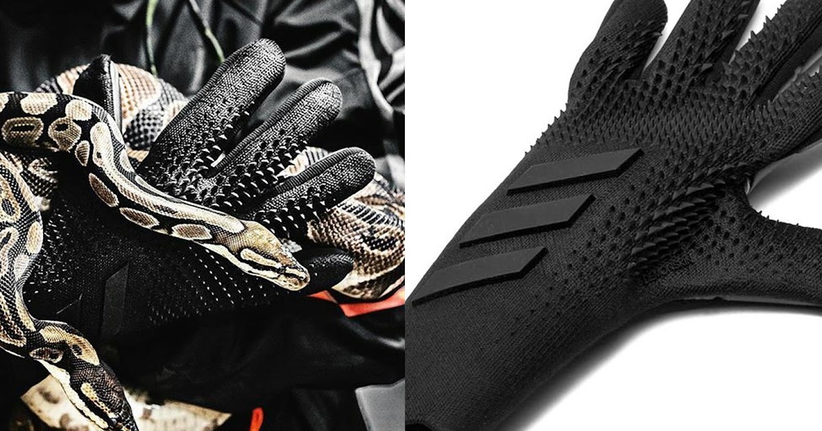 AllNew Black Strapless Adidas Predator 20 Goalkeeper Gloves Released