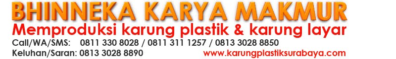 Karung plastik, Karung layar, Karung Plastik Surabaya