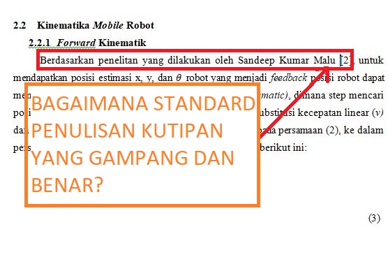 Cara menulis sumber gambar dari buku