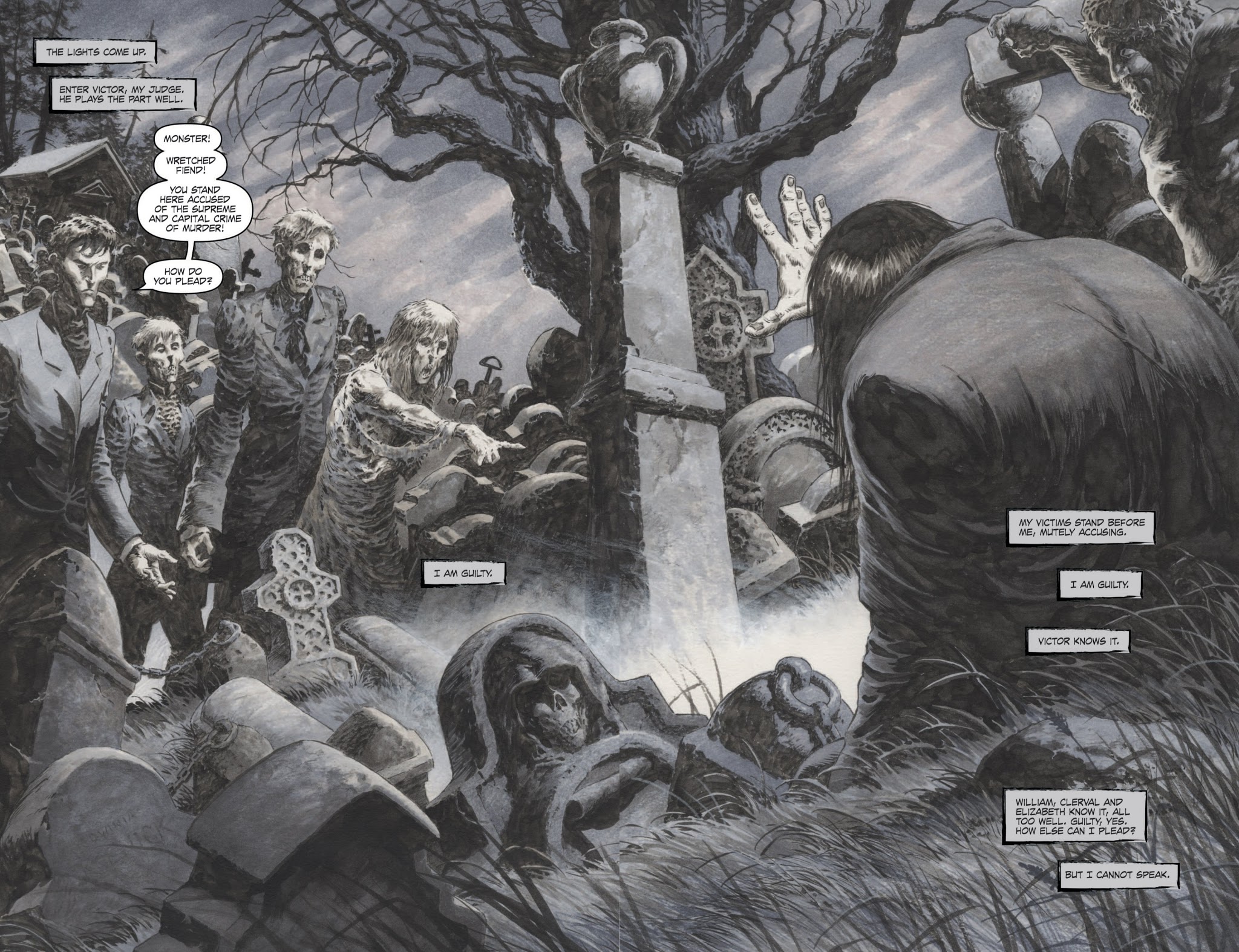 Read online Frankenstein Alive, Alive! comic -  Issue #3 - 4