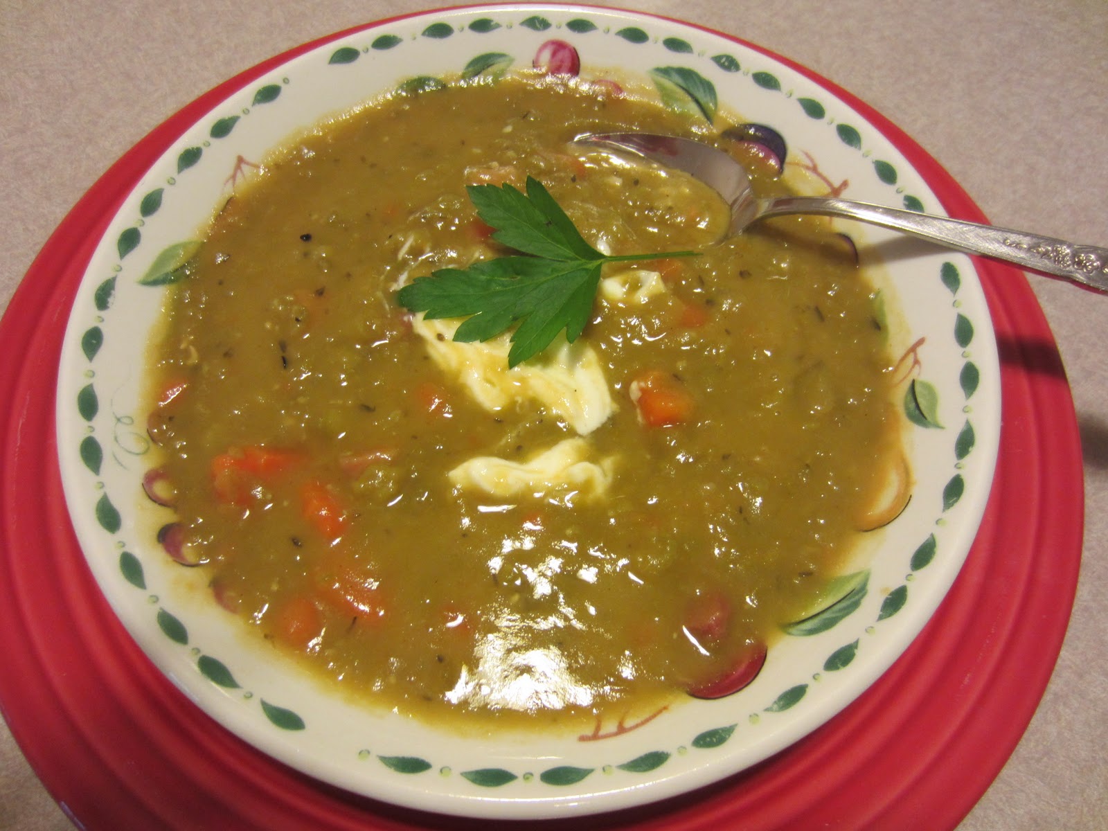 Split Pea and Smoked Ham Soup Renee's Kitchen Adventures