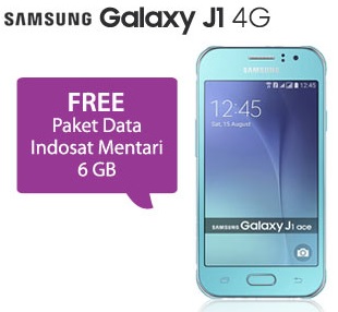 Samsung Galaxy J1 Ace promo bonus Paket Data Indosat Mentari 6 GB Samsung Galaxy J1 Ace promo bonus Paket Data Indosat Mentari 6 GB