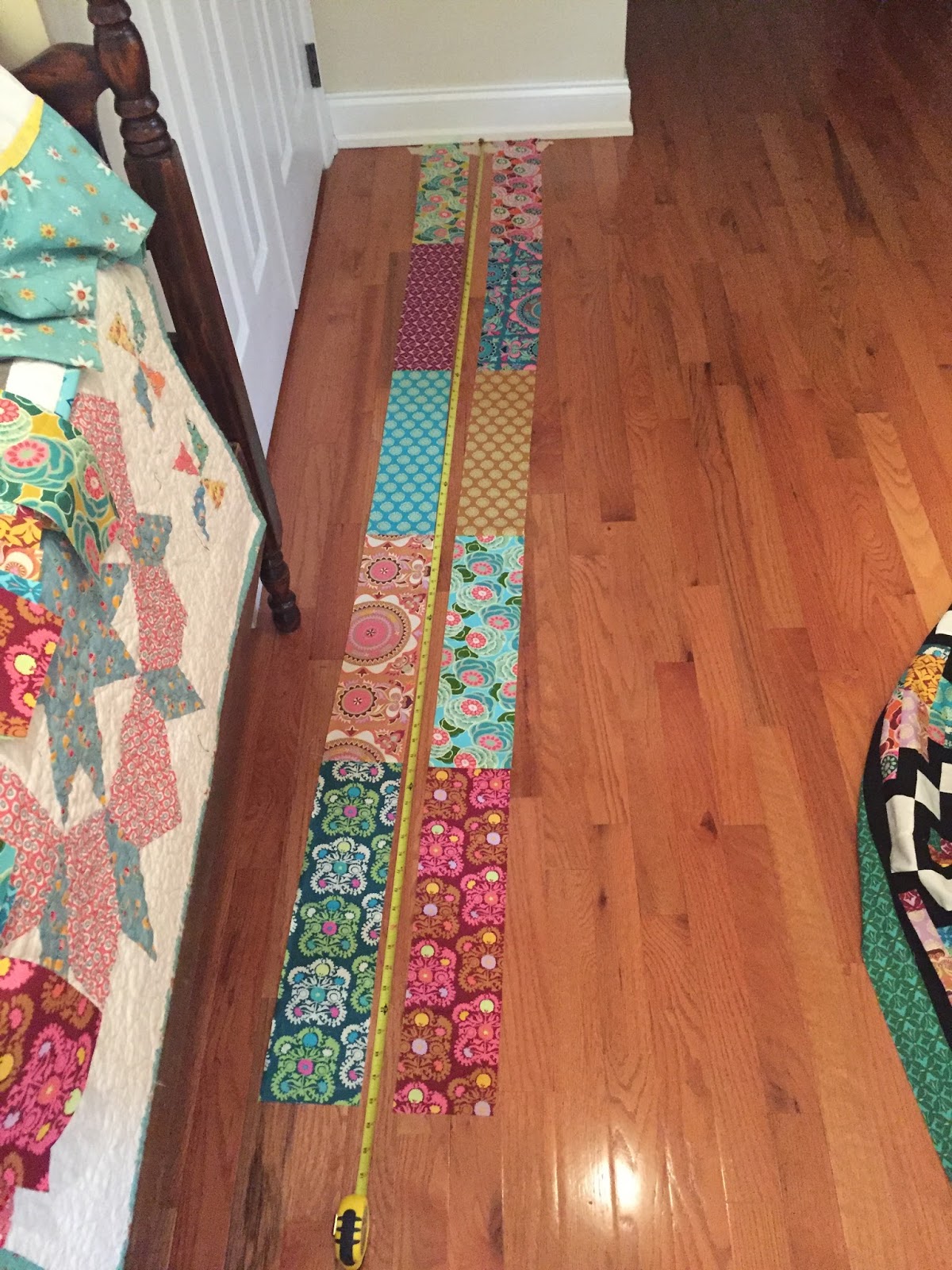 Around the Blocks Long Borders how do you measure them?