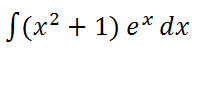 integrar por partes exponencial resuelta