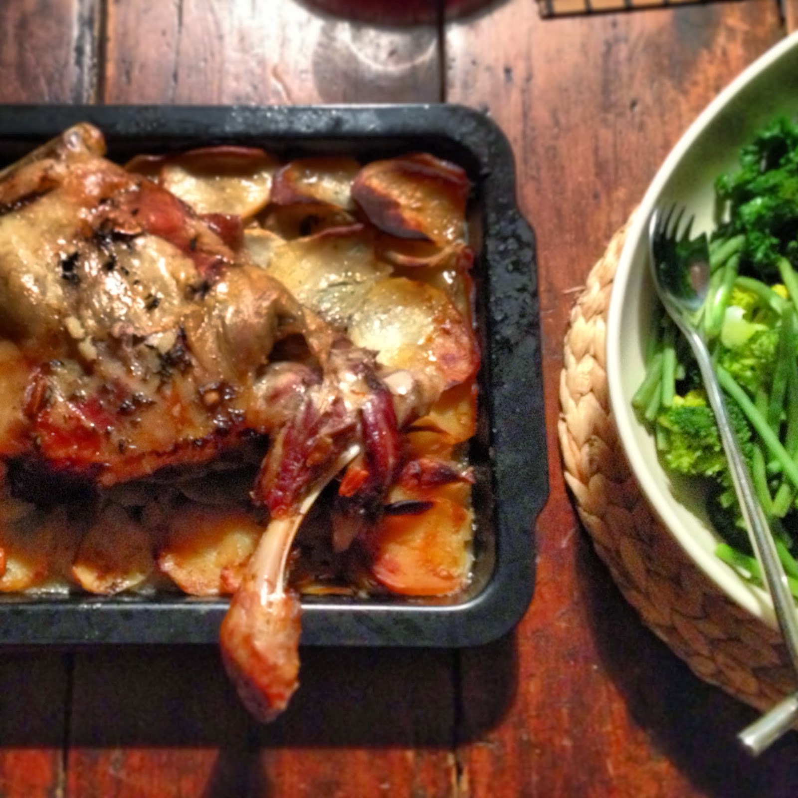 THE CULINARY TALES A Dish a Day Slow roasted lamb shoulder on a bed