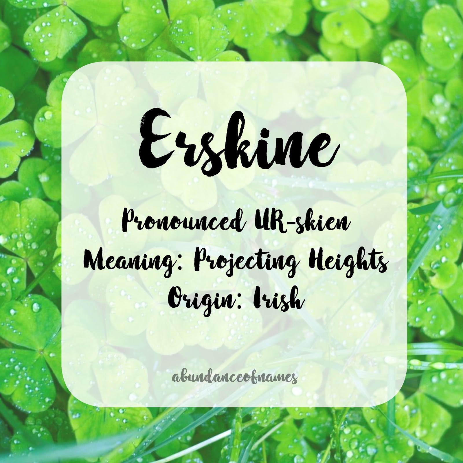 Ren's Baby Name Blog Traditional Irish Names {Boys}