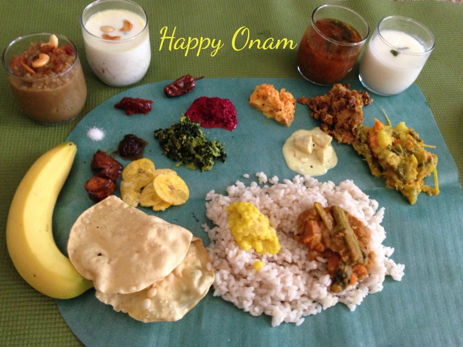Onam Sadhya recipes Kottayam Kitchen