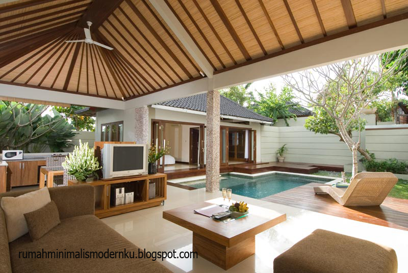 FOTO VILLA DI BALI  DESAIN RUMAH MINIMALIS 