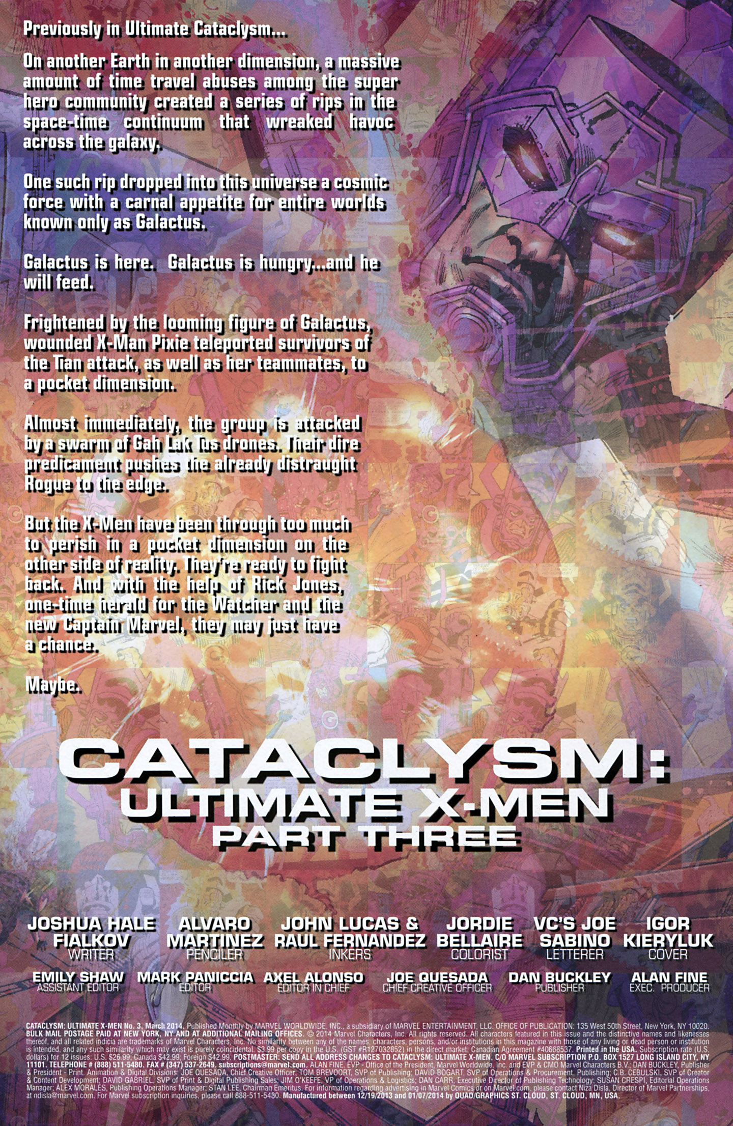 Read online Cataclysm: Ultimate X-Men comic -  Issue #3 - 3