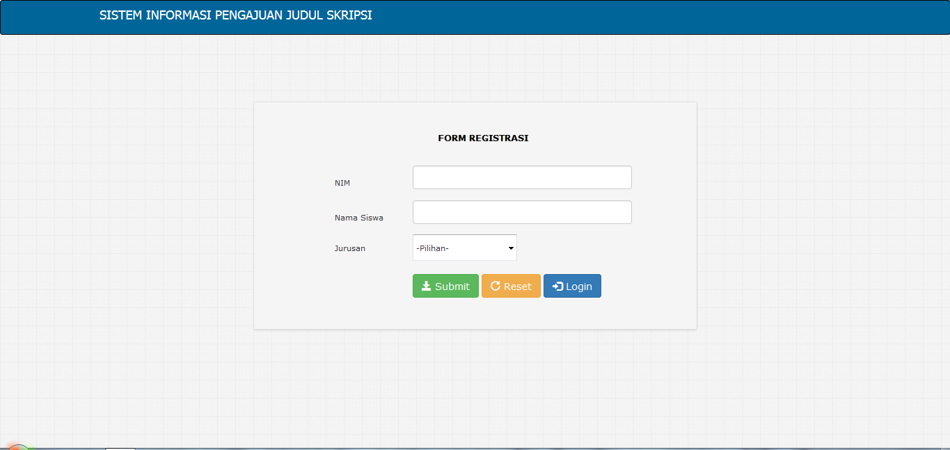 Skripsi Sistem Informasi Berbasis Web Ide Judul Skripsi Universitas