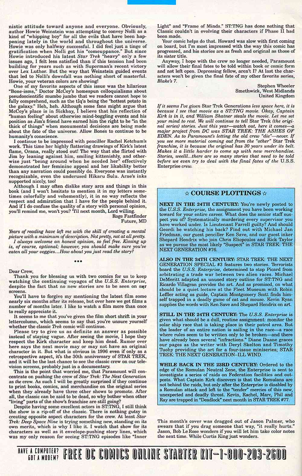 Read online Star Trek (1989) comic -  Issue #76 - 27