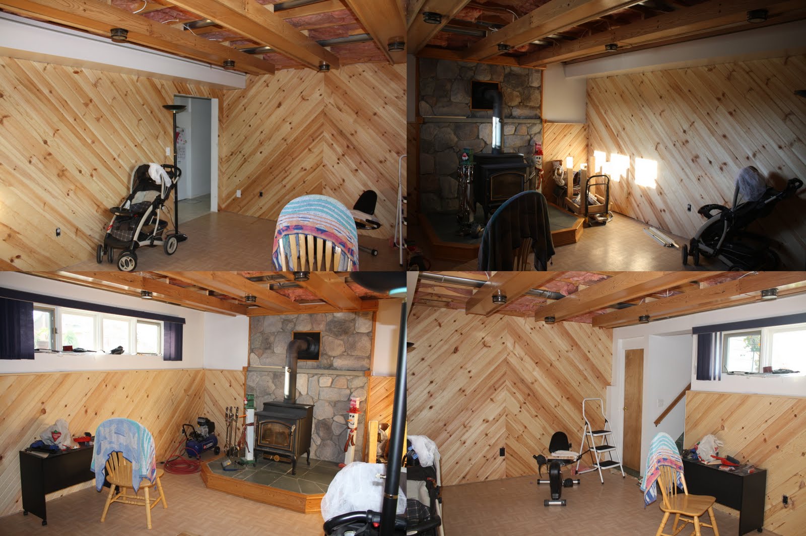 Basement Recroom Renovations Week16 Knotty Pine