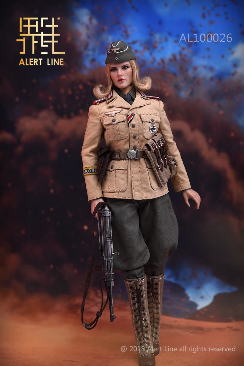 Toyhaven Alert Line 1 6th Scale Wwii German Female Dak Afrika Korps