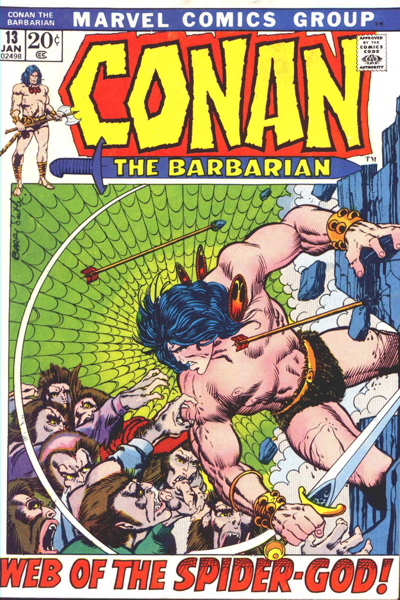 Read online Conan the Barbarian (1970) comic -  Issue #13 - 1