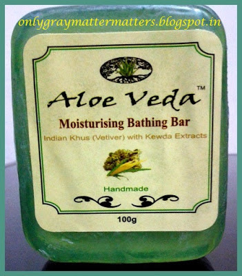Aloe Veda Indian Khus (Vetiver) with Kewda Extracts Moisturising Bathing Bar Review
