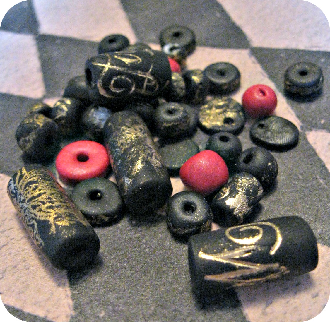 ...Make It With Me Extra Fimo Beads... A Simple Bracelet Tutorial