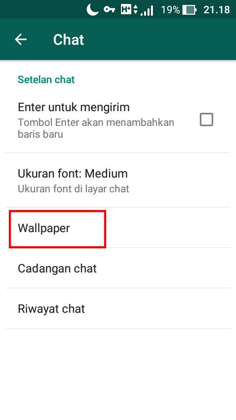 Cara Mengganti Wallpaper/Tema Chat Di WhatsApp Dengan Mudah