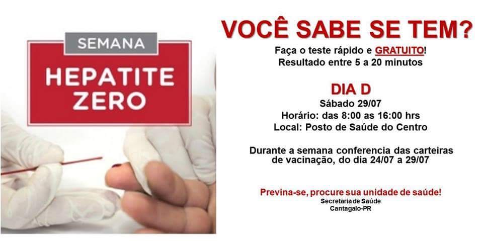 Qual exame detecta hepatite