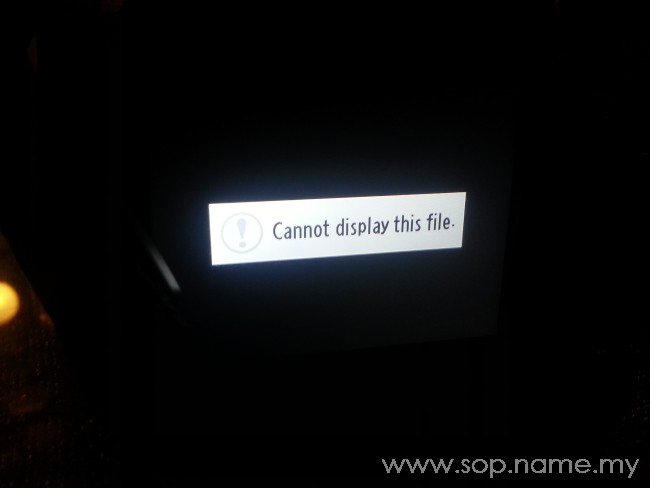 Nikon DSLR - Cannot display this file