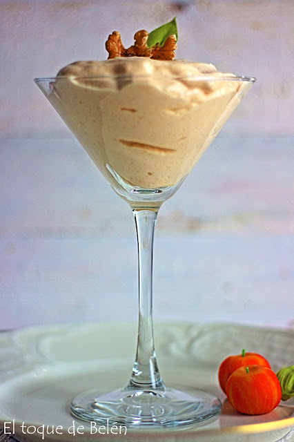 Mousse  De Melocotón Al Brandy
