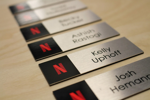Employee Name Badges for NetFlix