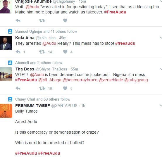 7 Following Audu Maikori's arrest, MI Abaga leads #FreeAudu campaign on social media