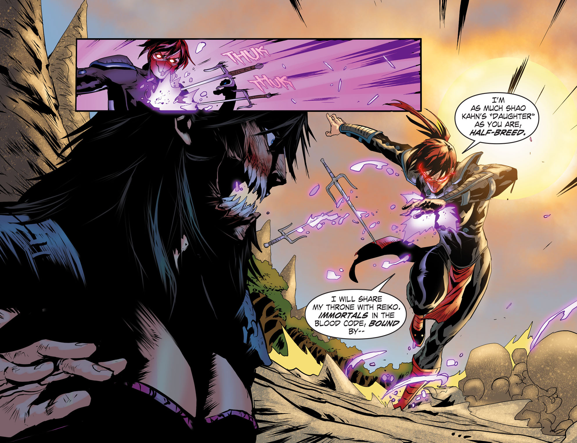 Read online Mortal Kombat X [I] comic -  Issue #26 - 8