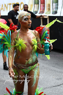 Body Painting is the art - caribbean woman