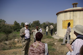 INDIA 2011: Heera explaining the benefits of the past  DWC projects to the group