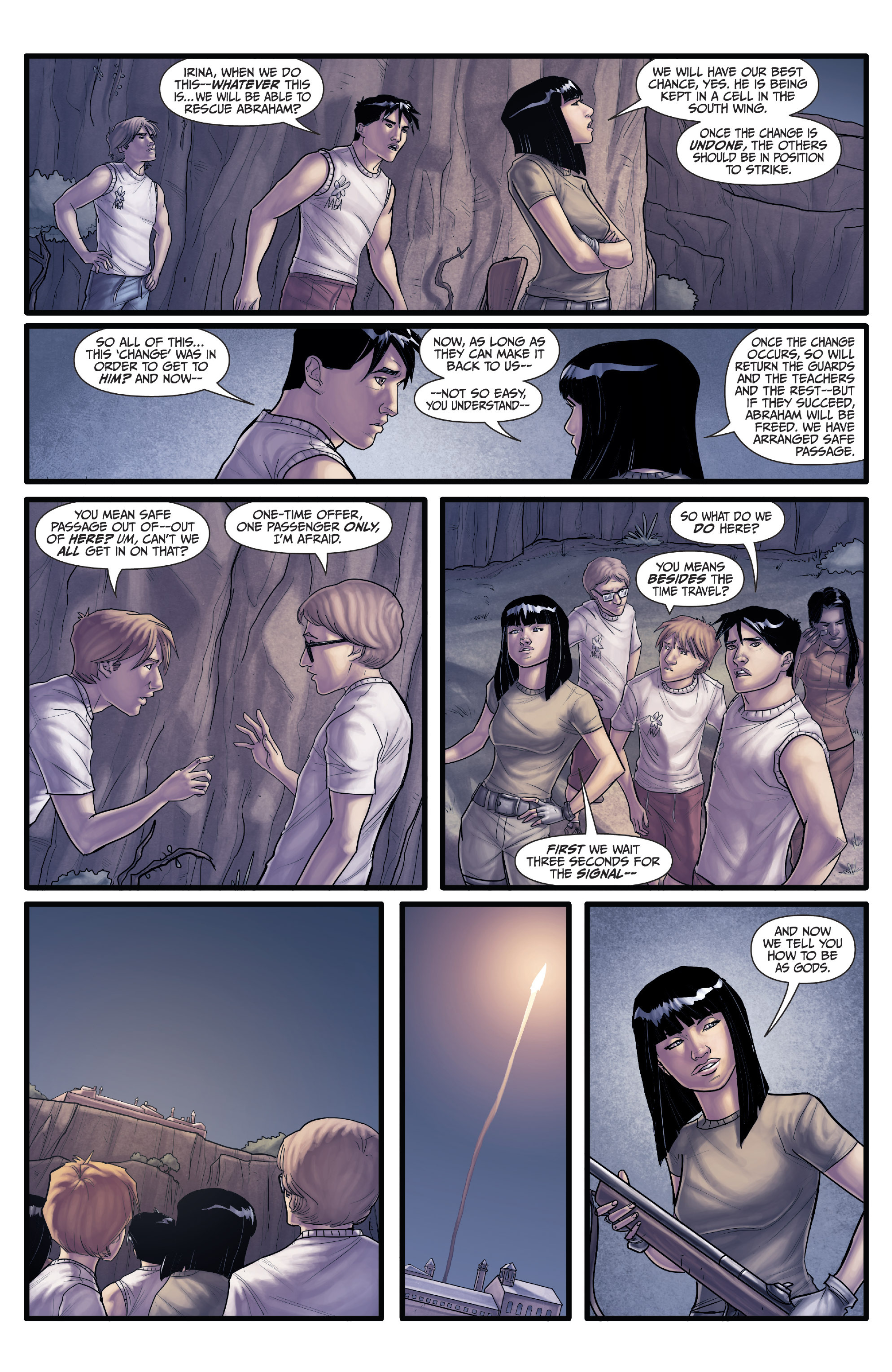 Read online Morning Glories comic -  Issue #22 - 16