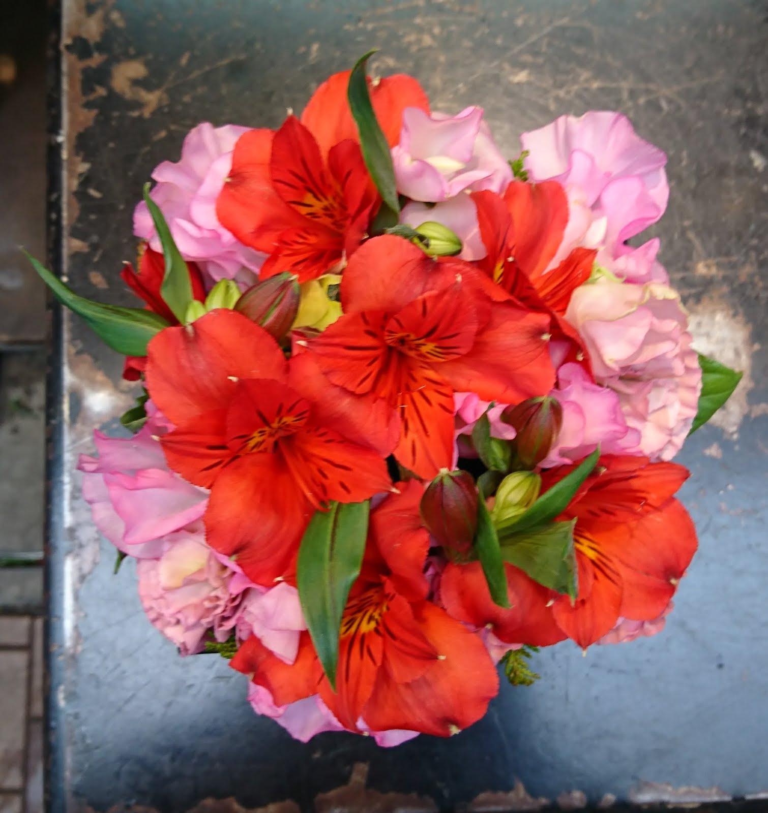 アルストロメリア 赤 Arrangement