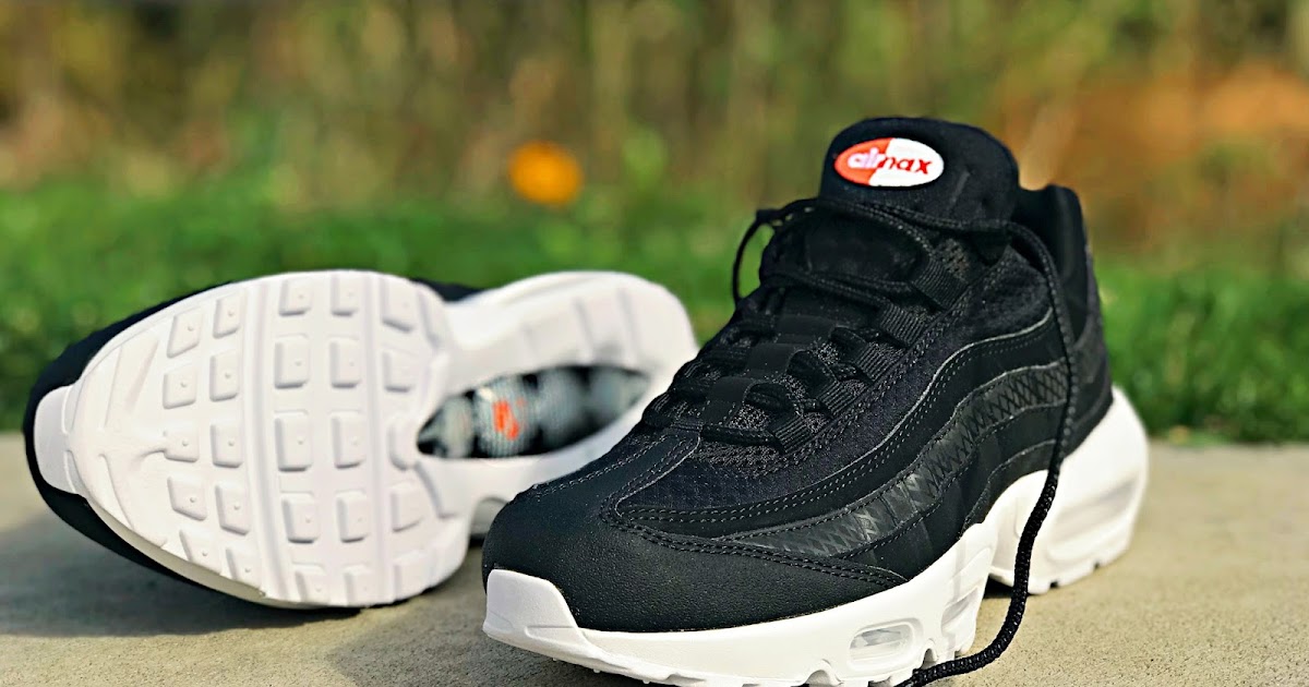 air max 95 black white team orange