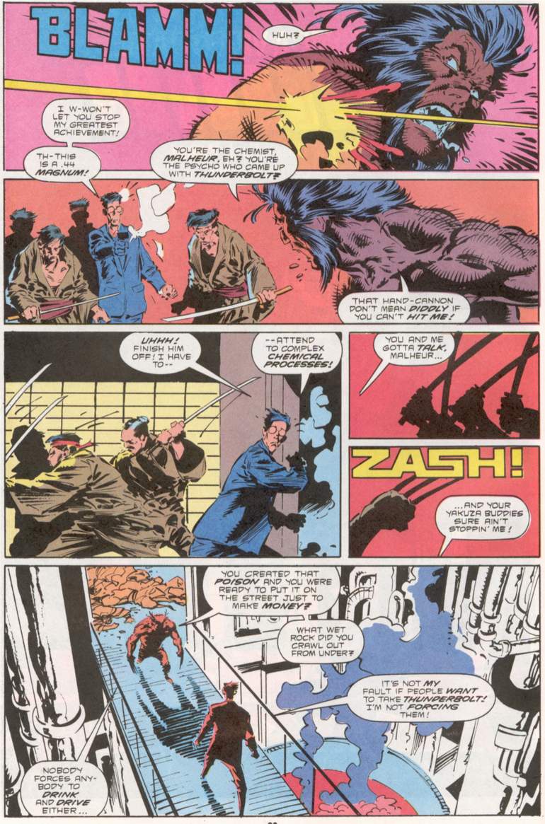 Read online Wolverine (1988) comic -  Issue #33 - 19