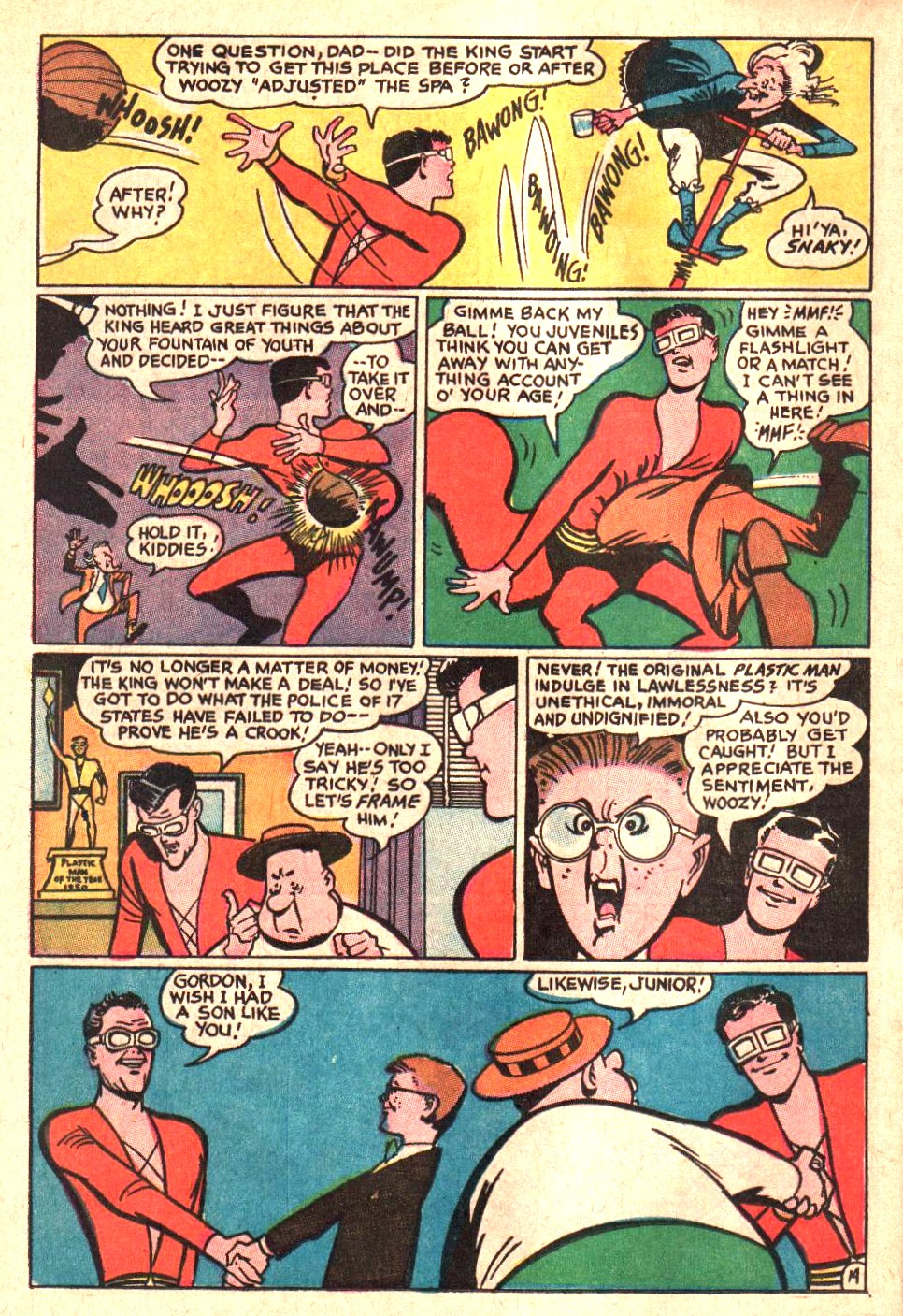 Read online Plastic Man (1966) comic -  Issue #7 - 20