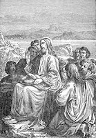 Engraving of Christ Teaching