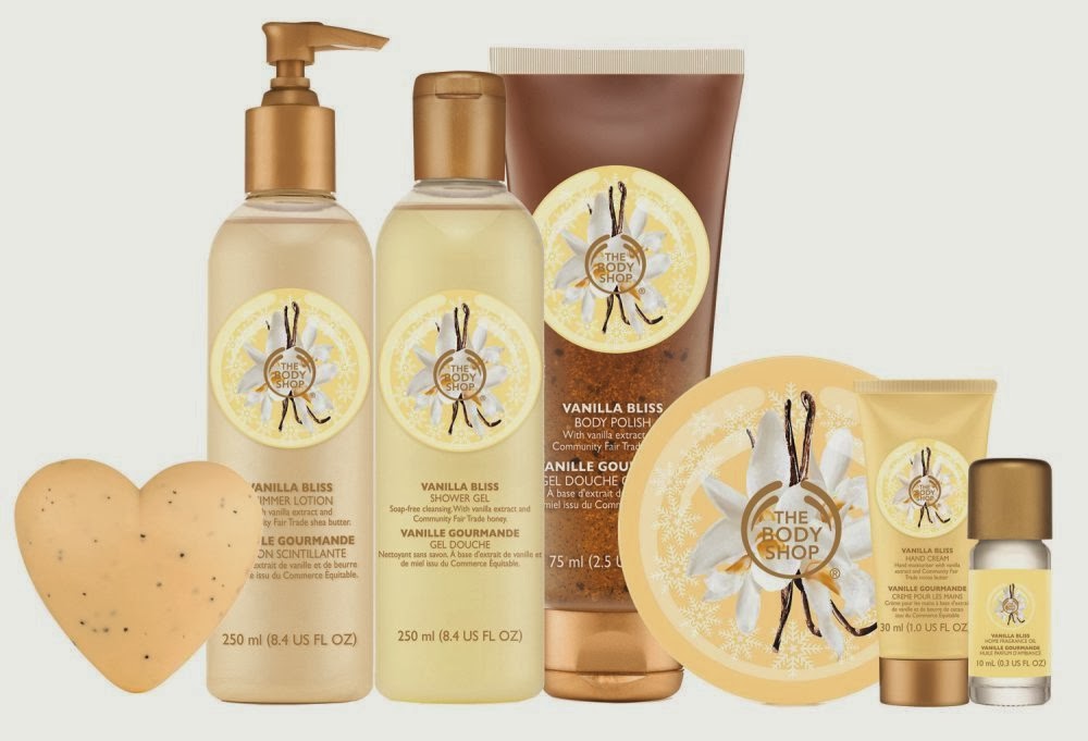 vanilla bliss the body shop collection