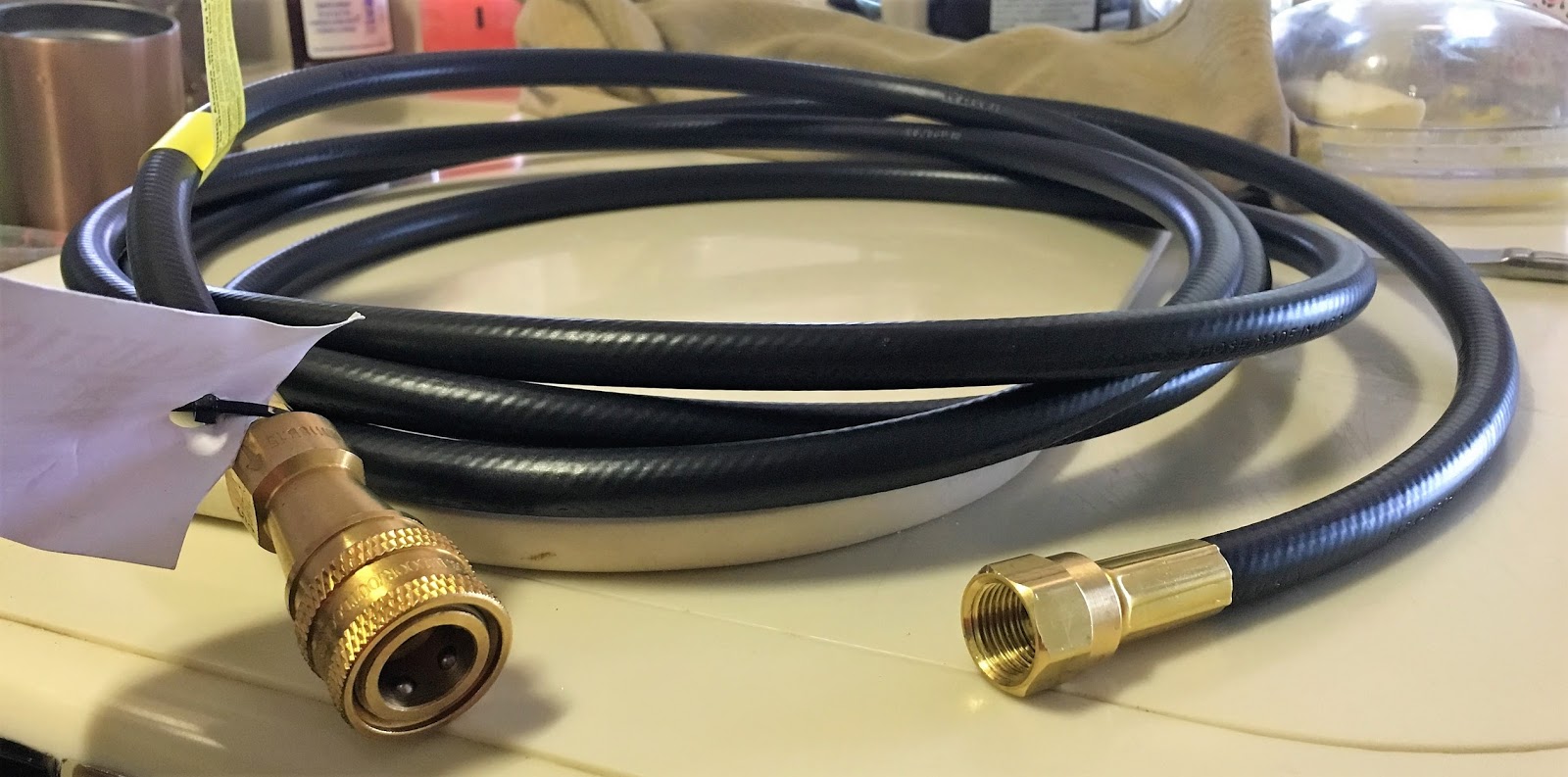 Heater Big/Tough Buddy 12Feet RV Hose Quick Connect x 3/8Inch Female