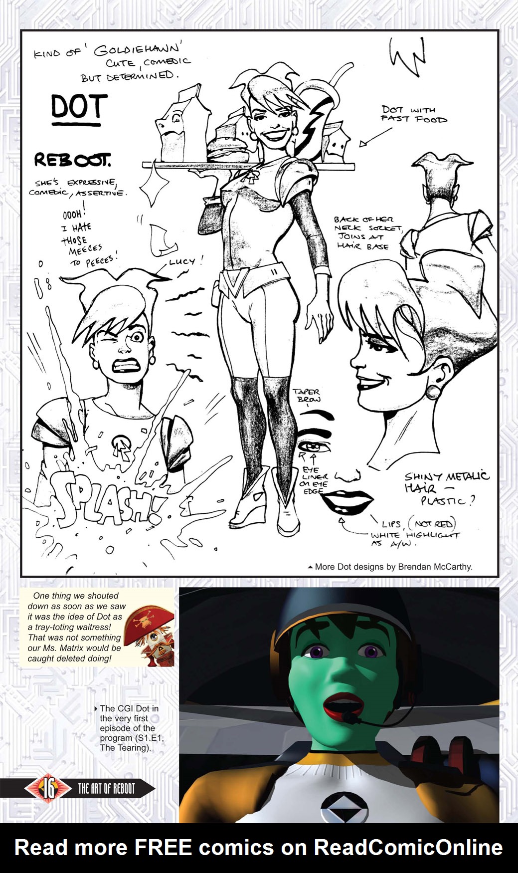 Read online The Art of Reboot comic -  Issue # TPB - 16