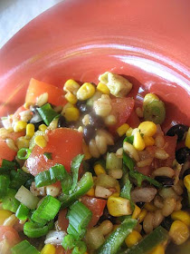 Mexican-Style Kamut Berry, Black Bean and Roasted Corn Salad