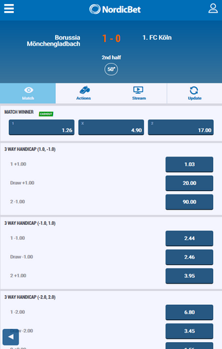Nordicbet Screenshot Nordicbet Screen