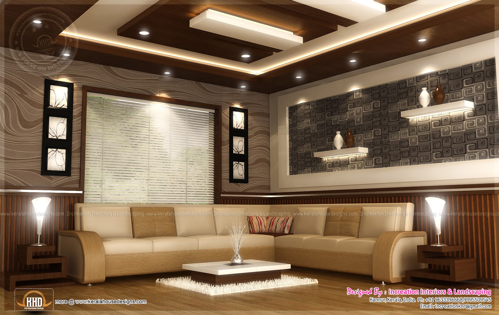 Home interior designs by Increation - Kerala home design and floor