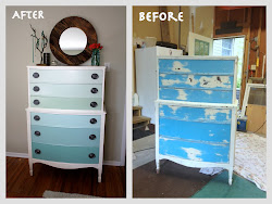 dresser furniture painted ombre refinish easy steps jewelry paint refinishing tutorial colors step handcrafted inspired nature tips
