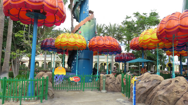 Jumpin' Jellyfish Towers Ride Disney California Adventure Disneyland