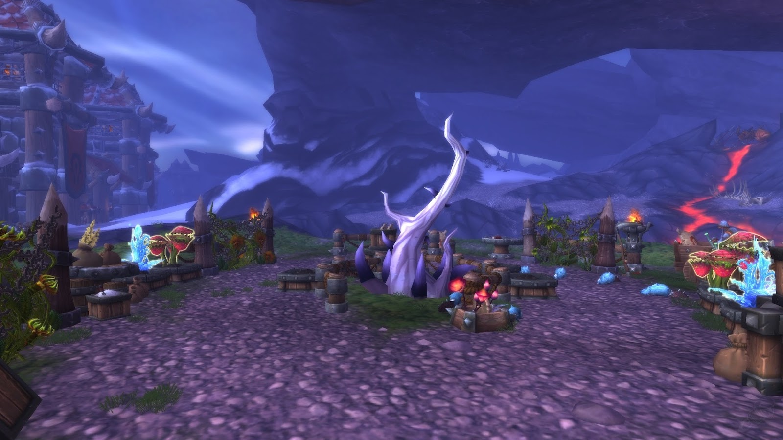 Master of World of Warcraft Infinite garrison herbs