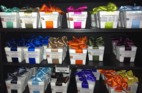 Chocolate Boutique Cafe, Parnell - chocolates packaged in noodle boxes