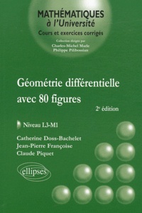 Geometrie Differentielle Avec 80 Figures Niveau L3 M1