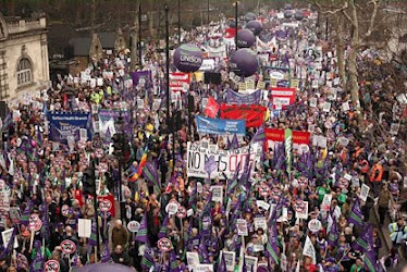 Disabled people march through London - 11th May 2011