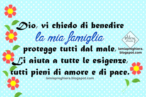 Preghiera Dio Sia Benedetto